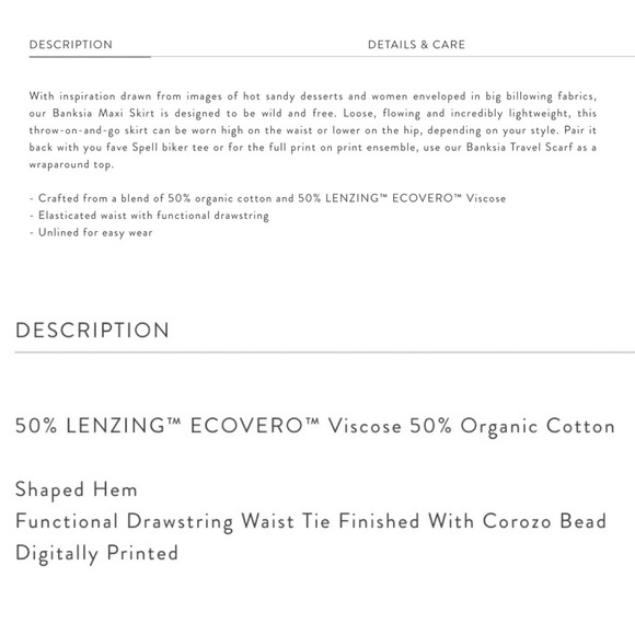 Brand New Spell Banksia Maxi Skirt in Animale XXL - Picture 14 of 16